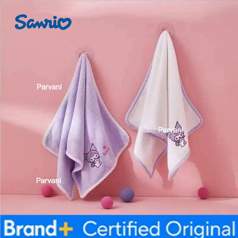 Sanrio New Hello Kitty my melody kuromi cinnamoroll cartoon cute creative two-dimensional anime goods face towel present H260130