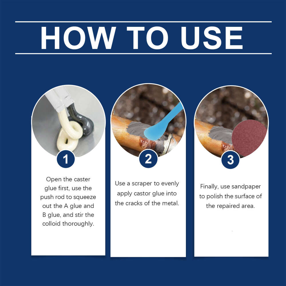 Jakehoe Casting AB Glue Repair Agent Stainless Steel Copper Aluminum Waterproof Metal Sealant S260130