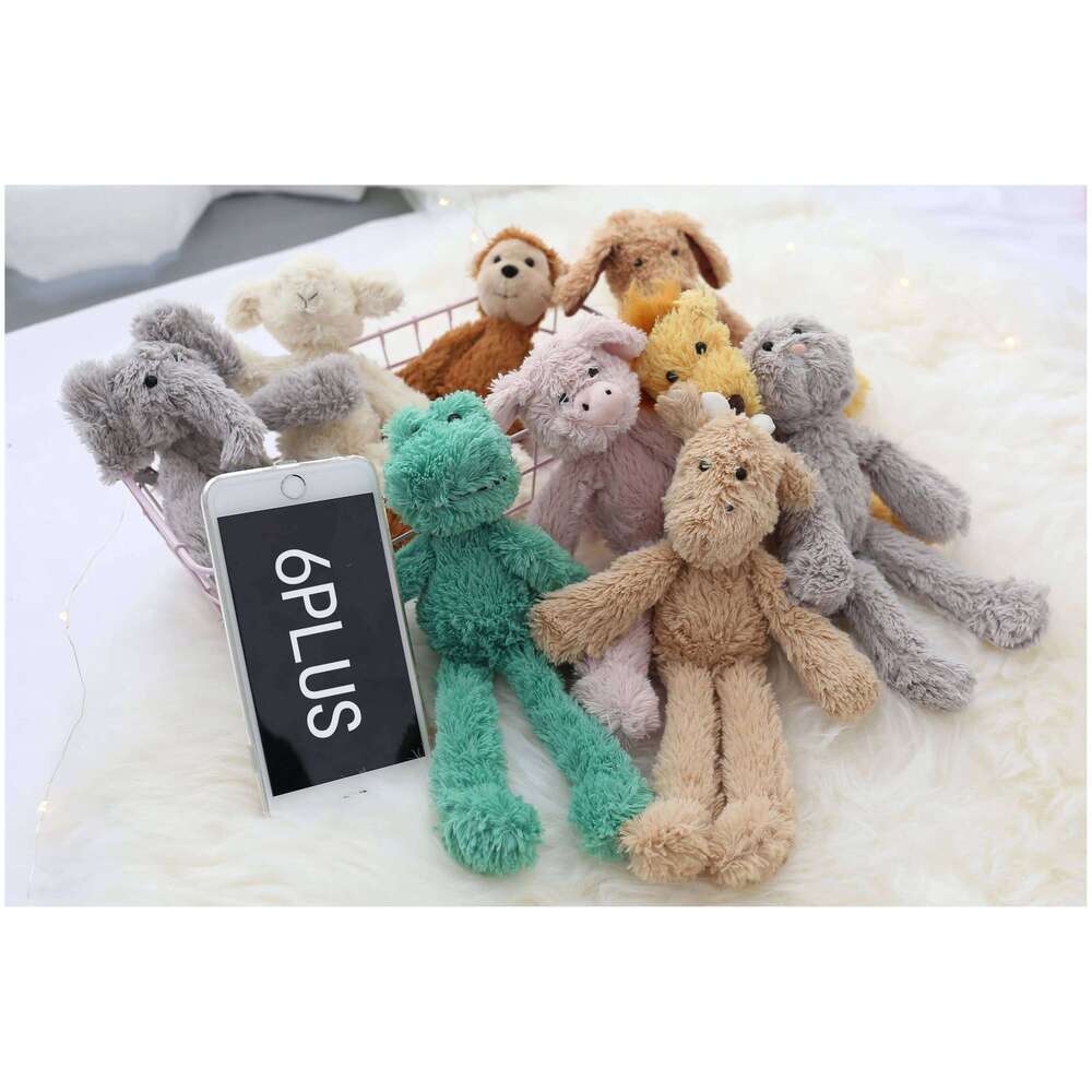 25cm Mini Animal Elephant Lion Dog Sheep Monkey Plush Toys for Girls Boys Children Baby Birthday Christmas Gift Y260128