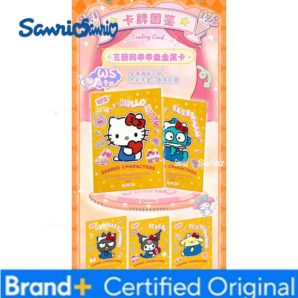 Sanrio Doki Vol.2 Cards Moe Star Garden Party Anime Collection Card Mistery Box Board Game Toy Birthday Gifts for Boys and Girls H260130