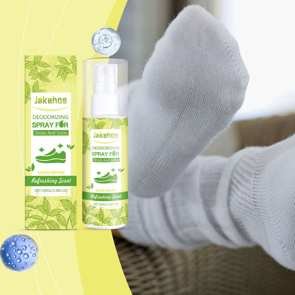 JAKEHOE Deodorant Shoe and Sock Cleaner Odor Removal Freshening Spray S260130