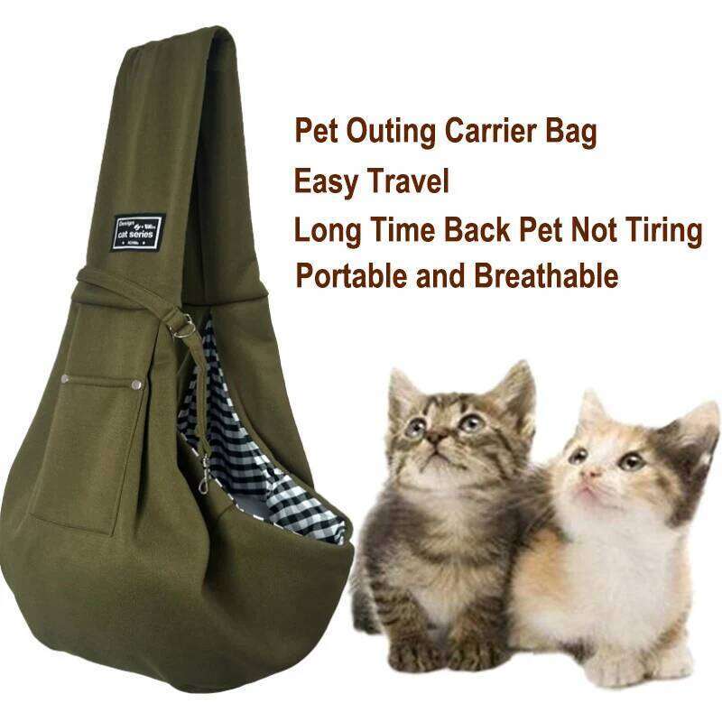 Pet Crossbody Shoulder Outdoor Travel Breathable Cat Bags Puppy Slings Carrier Dog Carrying Supplies Bag 26H0130