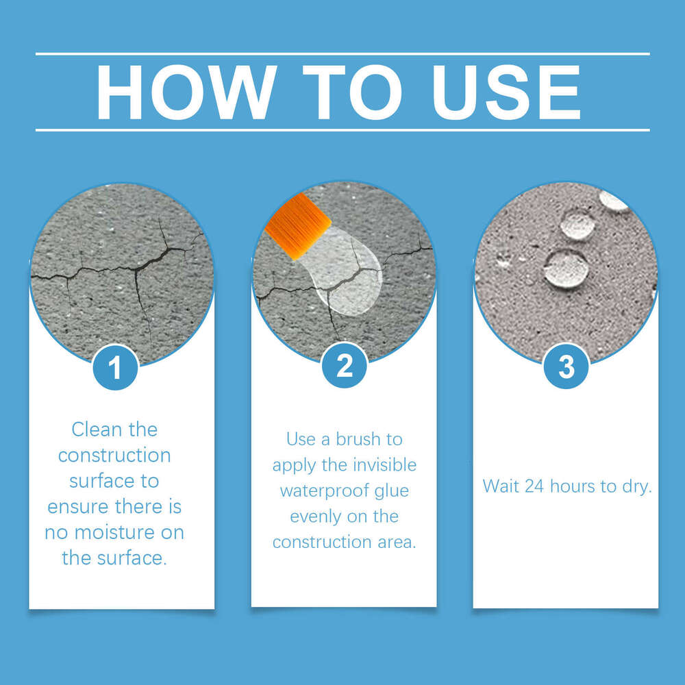 Jue-Fish Invisible Leakproof Wear-resistant Transparent Sealing Waterproof Glue S260130