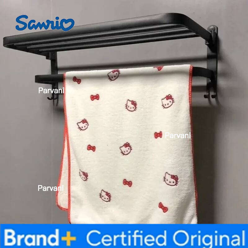 Sanrio Hello Kitty Universal Thickened Coral Fleece with Strong Water Absorption Towel for Adults and Children Gifts H260130