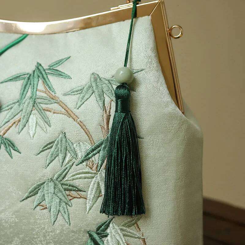 Handmade Evening Women S Clutch Bag Flag Sle Crossbody Handbag Artistic Crtsmanip Chinese Retro Faion KABAHEBINGJUE