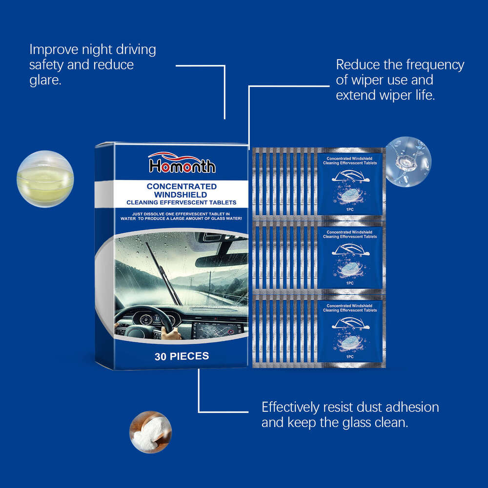 Homonth Concentrated Wiper Cleaning Effervescent Tablets S260130