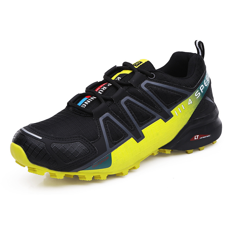 New Large Size Outdoor Climbing Sports Shoes Men'S Shoes Non Slip Shock Absorption Sports Climbing Shoes Breathable Hiking Shoes Men 2026s hot