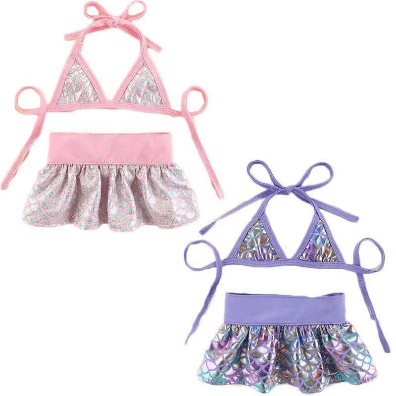 Fashion Dress Set Dogs,Mermaid Dog Clothes,Girls Bikini Swimsuit for Small Dogs,Yorkshire Terrier,Puppy Skirt,Summer H260129