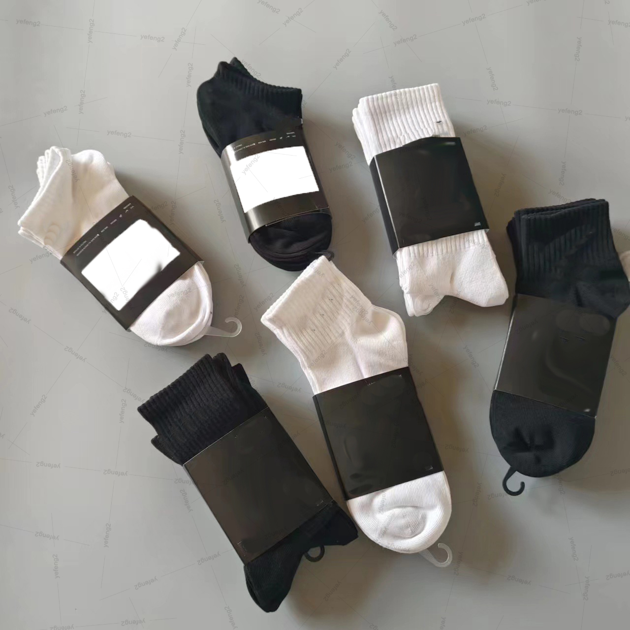 Mens socks designer socks classic medium length high top bottom outdoor sports and casual socks