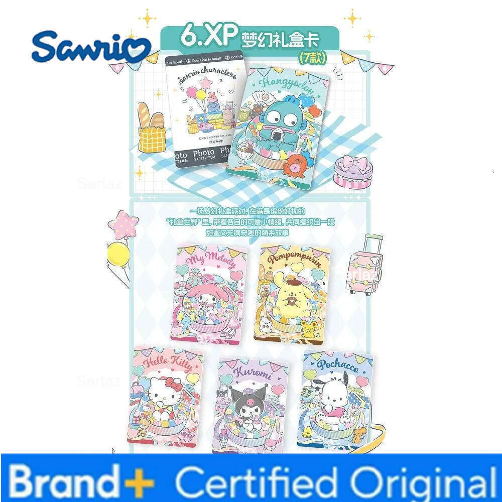 Sanrio Kabao Original Characters Polaroid Collection Dreamy Starry Sea Healing Travel Lovely Anime Star Cards Xmas Gifts H260130