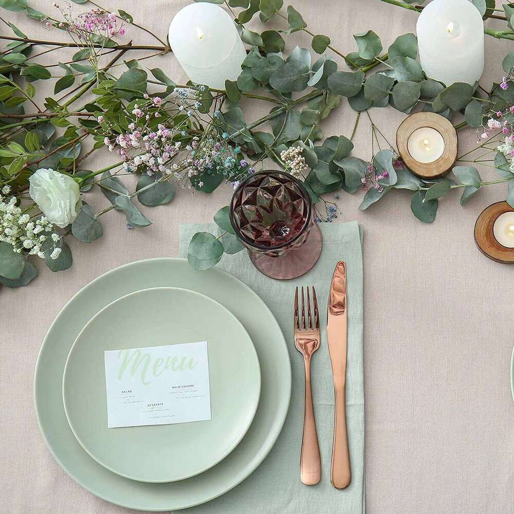 2pcs 2M Artificial Greenery Garland Eucalyptus Leaves Vines Plants for Wedding Arch Wall Garden Decoration Y260130