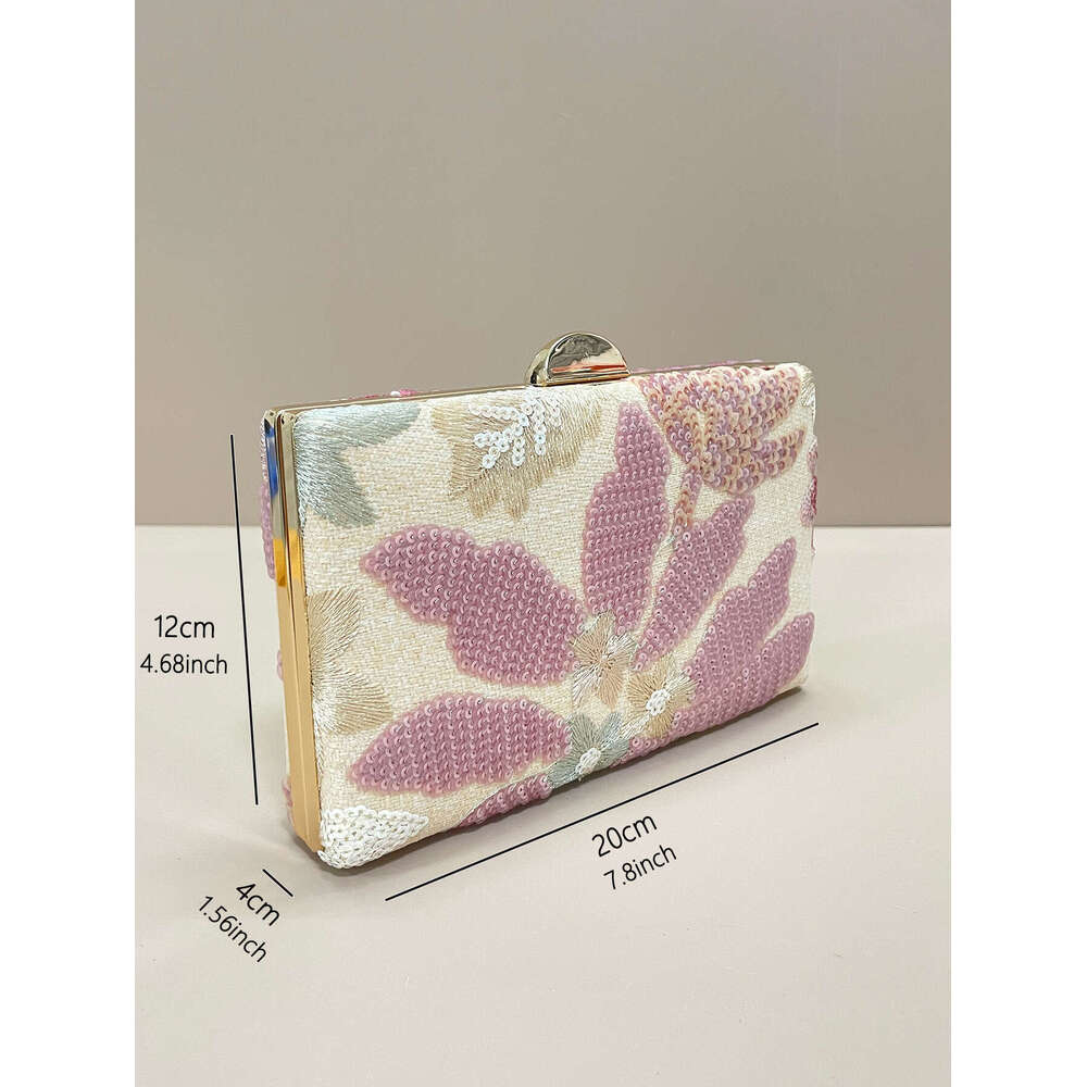 Handbag Sequin Embroidery Niche Design Evening Dress Cheongsam Women's Bag Clutch Purse Shoulder bags crossbady bag