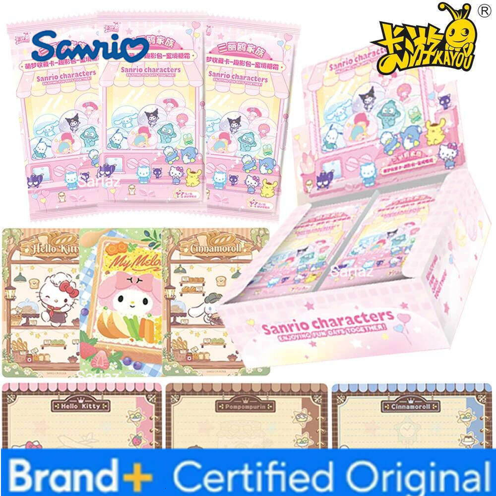 Sanrio Original KAYOU Collection Sweet and Cute Japanese Cartoon Star Character Card Exquisite Birthday Surprise Gift Toy H260130