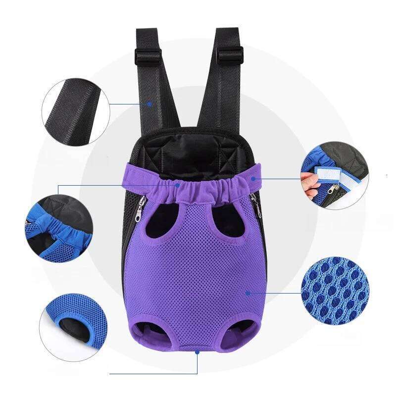 Travel Backpack Doggie Breathable Outdoor Bag Chest Strap Cat Carrier Four Legs Pet Supplies for Dogs And Cats 26H0130