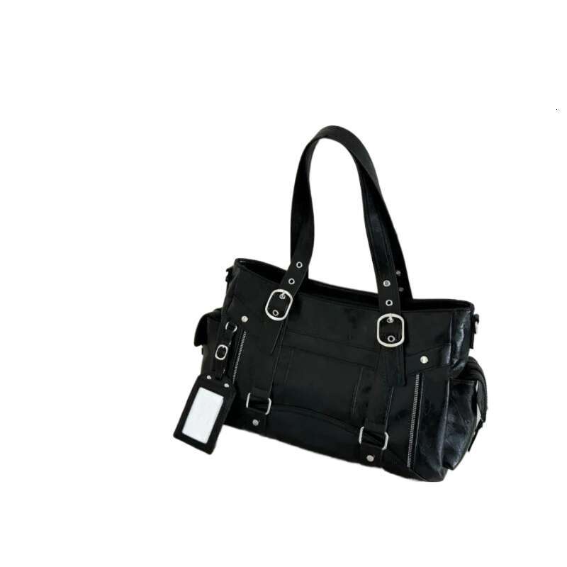 JIAERDI Sweet Cool Hot Girl Underarm Ladies Leather Square Large Capacity Tote Women Harajuku Luxe Crossbody Bag Y2k