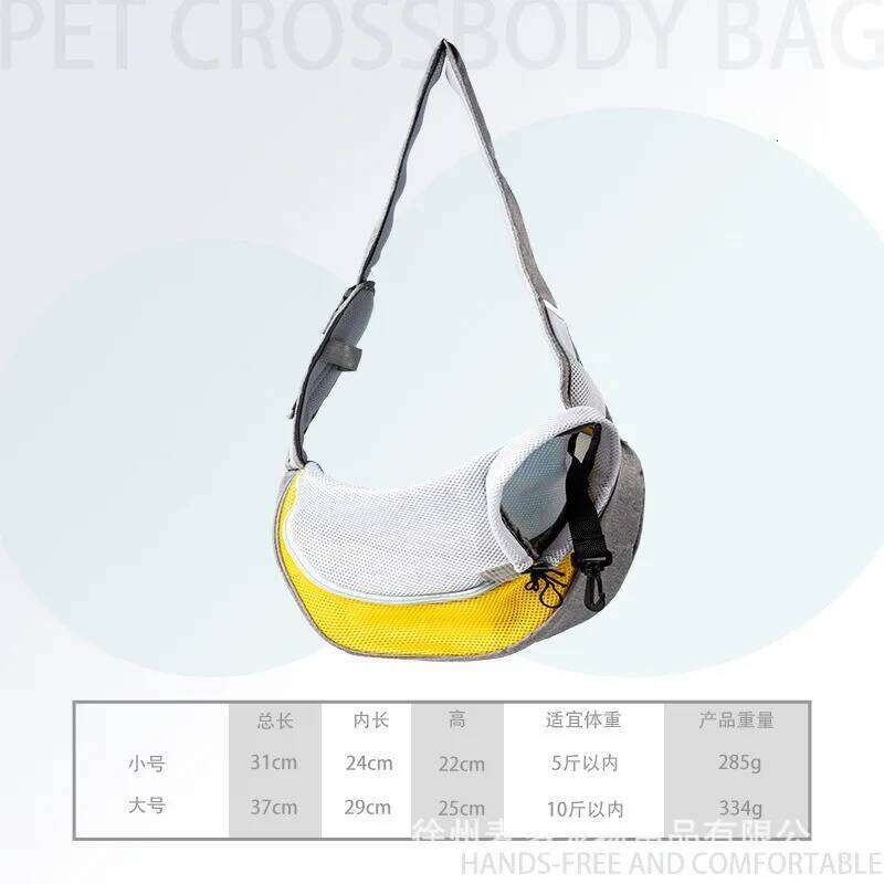 Dog Breathable Mesh Pet Backpack Carrier for Small Dogs & Cats Chihuahua-Friendly Outdoor Travel Shoulder Bag pet supplies 26H0130