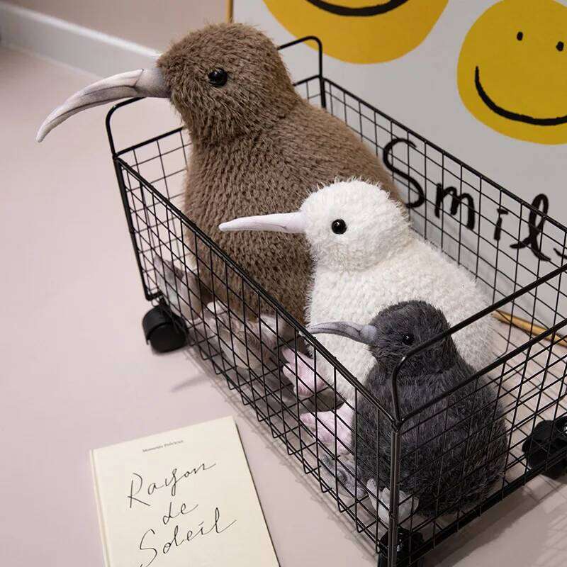 20-35cm Kawaii Simulation Kiwi Bird Plush Toy Cute Stuffed Animals Soft Doll Kids Toys For Children Birthday Gift Y260128