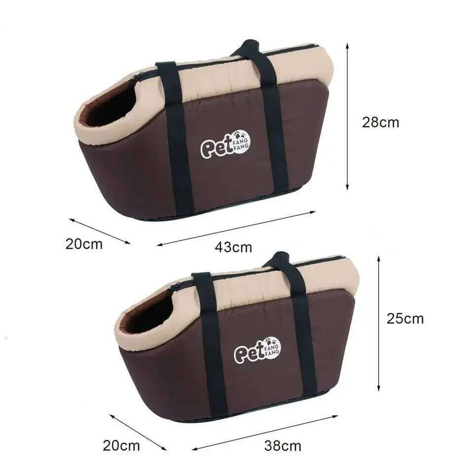 Portable Shoulder Handbag for Pet, Foldable Pet Dog Cat Bag, Oxford Cloth Outcrop, Breathable 26H0130