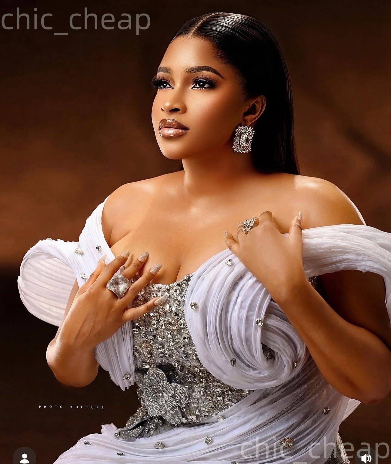 Aso Ebi Silver Mermaid Prom Dresses 2026 Flowers Crystals Stylish Evening Formal Party Second Birthday Engagement Gowns Plus Size Dress For Special Oc