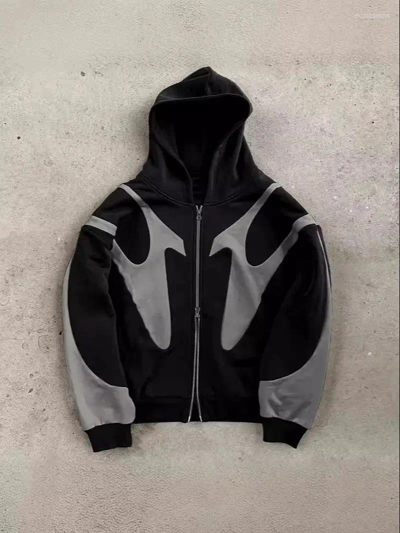 Women's Hoodies Pattern Hoodie Harajuku Casual Zipper Fashion Street Clothing Zip Up Trendy For Hip Hop Streetwear