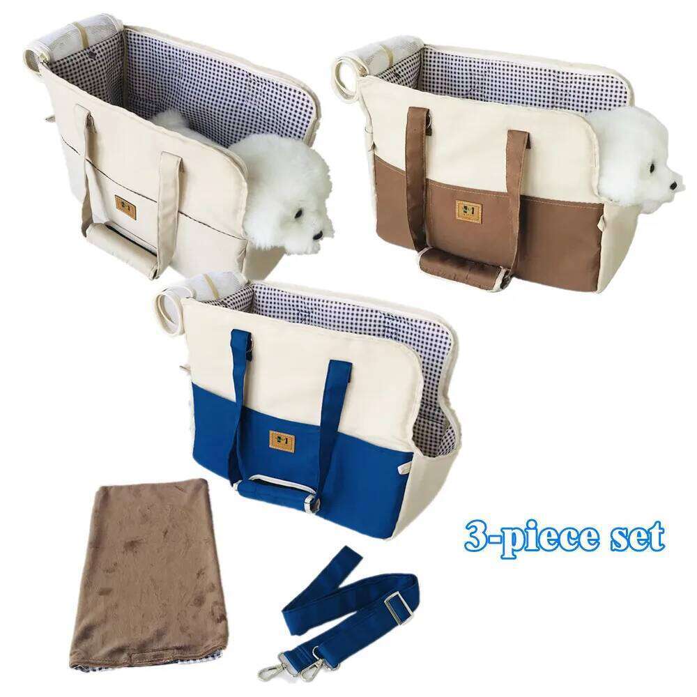 for Cats Dog, Traveling Pets Shoulder bag,Polyethylene foam cotton Interlayer,Car Seat Pet Protection Travel Carrier 26H0130