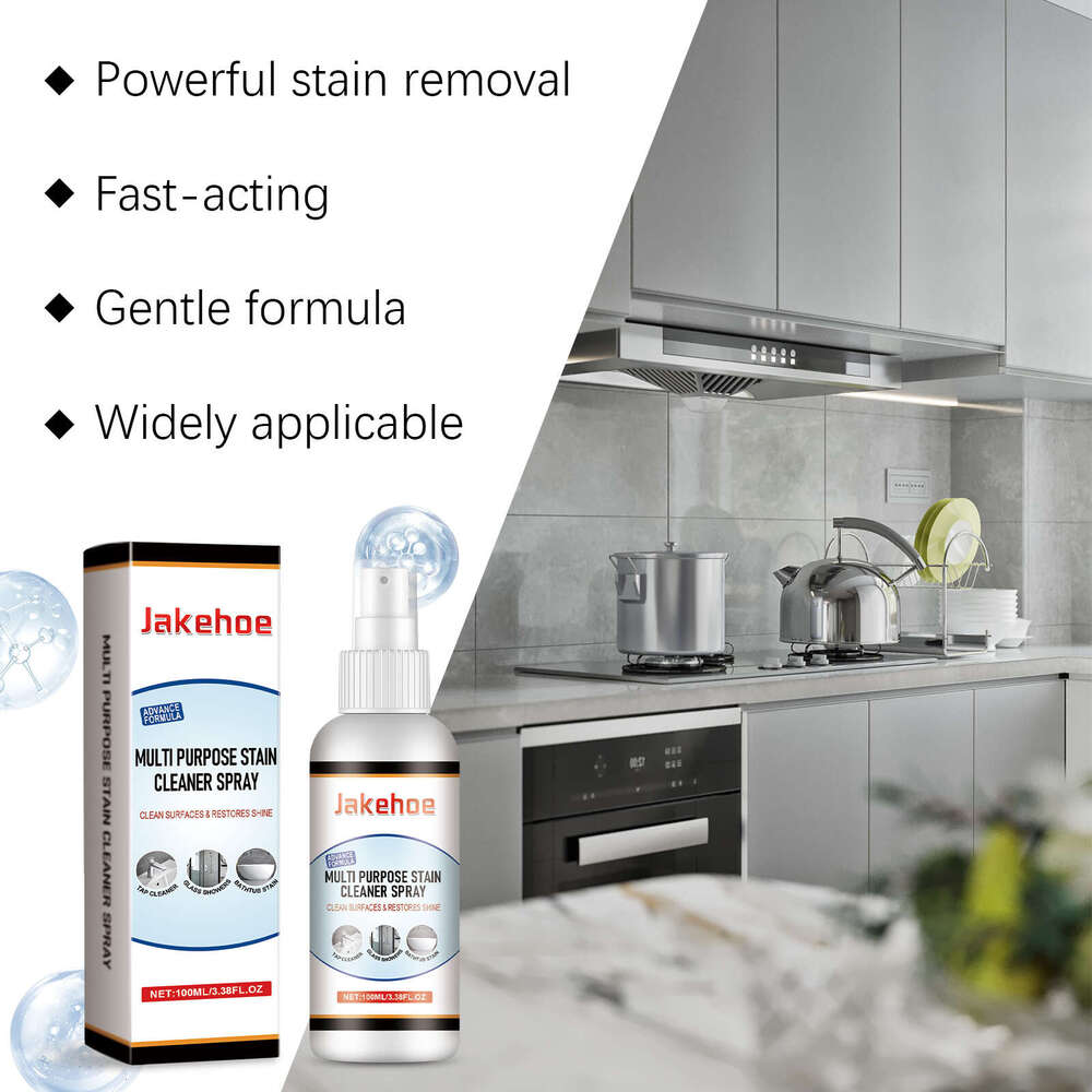 jakehoe Household Kitchen Bathroom Oil Removal Multi-purpose Stain Cleaning Spray S260130