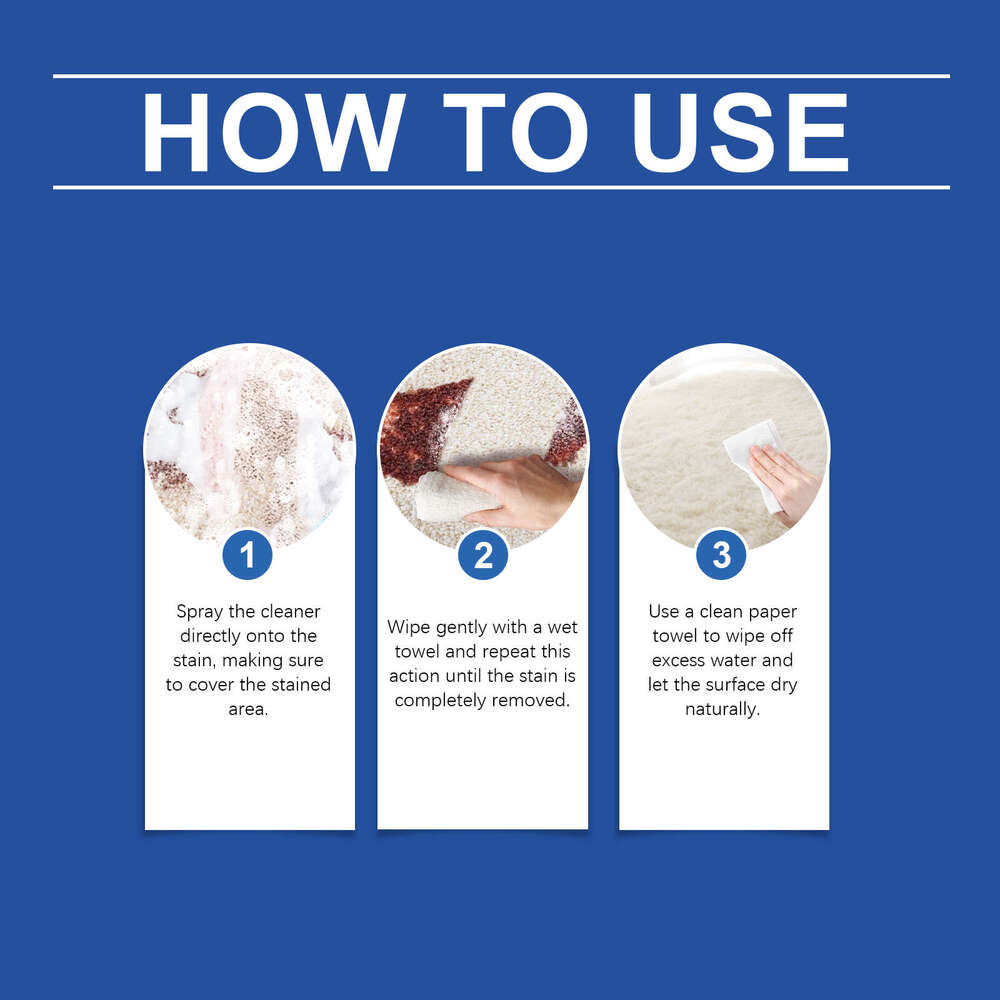 Jaysuing Carpet Foam Fabric Cleaning Coffee Oil Stains Household Cleaner S260130