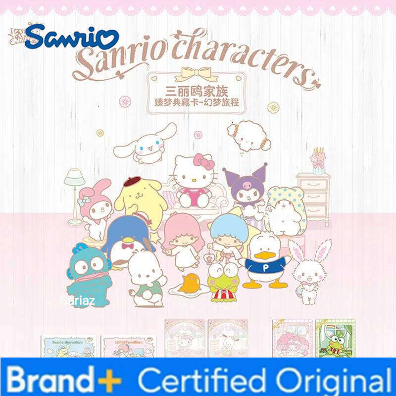 Sanrio Kayou Family Collection Dream Journey CR Card Anime Official Genuine Peripheral Cards Children Gift H260130