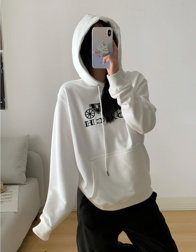 Designer Hoodies Women's Hoodies Cotton Sweatshirts New Arrival Embroidered Classic Hooded Sweatshirt Casual Couple Tops Women Clothing
