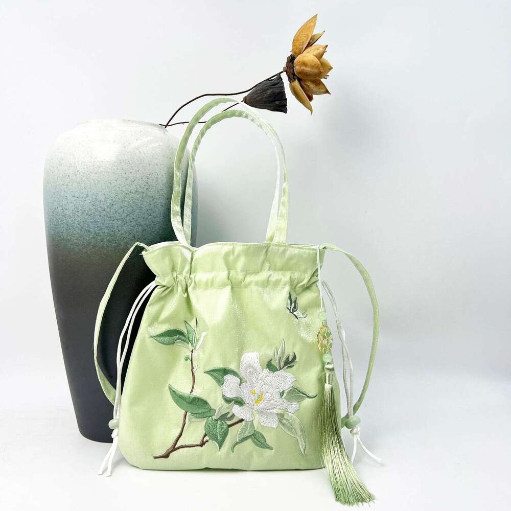 Embroidered Peony Crossbody Hot-Selling Ancient Style Handbag Hanfu Phone Casual Versatile National Trend Bag Wholesale MASA