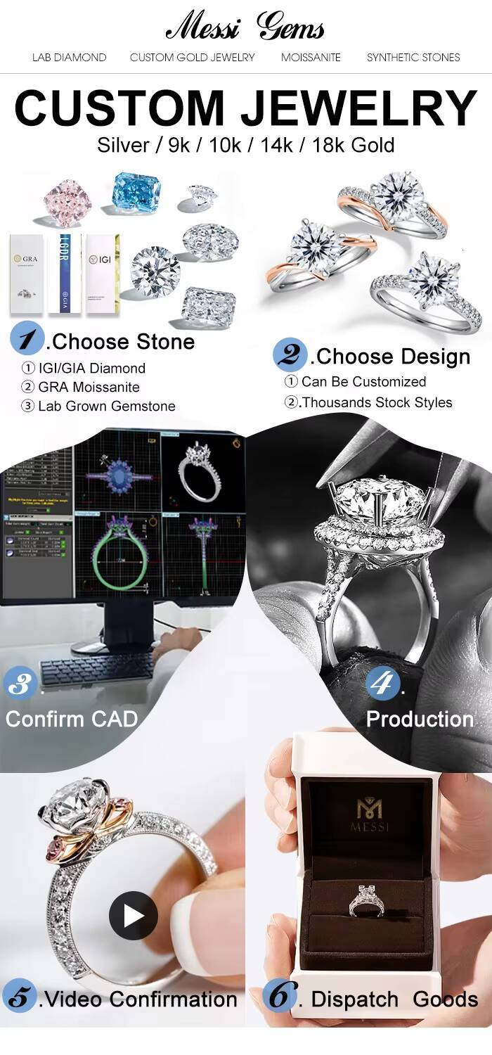 IGI 18K Gold 263CT Princess Cut Lab Diamond Rings Customized Wedding Diamond Engagement Ring