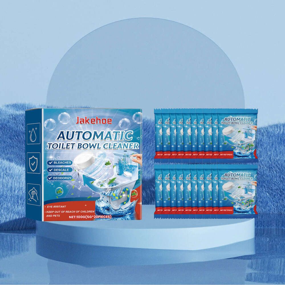 Jakehoe Effervescent Tablets Bathroom Toilet Cleaner Odor Urine Stains Dirt Cleaning Agent S260130