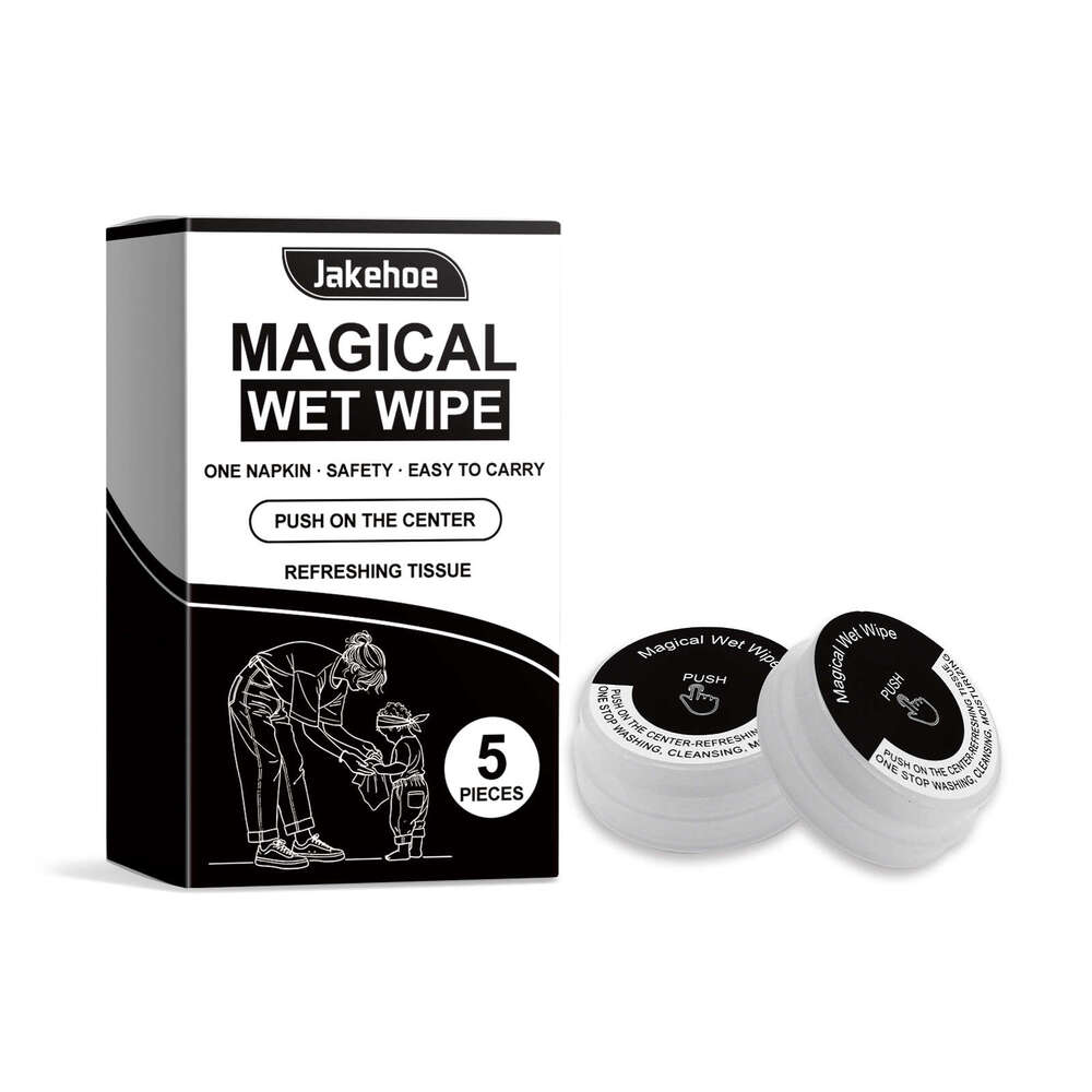 Jakehoe Press Household Multi-purpose Daily Convenient Portable Stain Removal Cleaning Wipes S260130