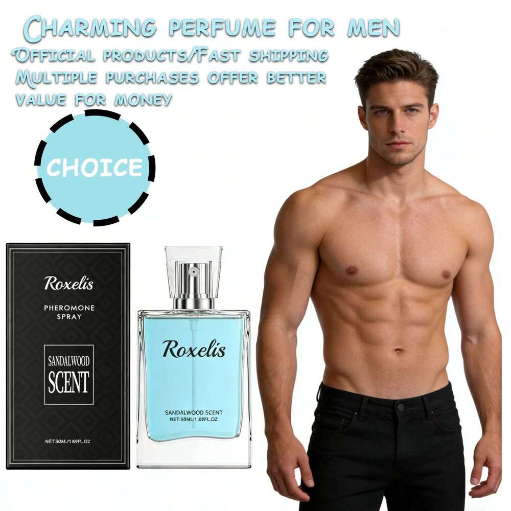 Roxelis Sandalwood Eau De Cologne Men And Women Long-Lasting Fresh Unique Charming Perfume for Daily Wear H260130
