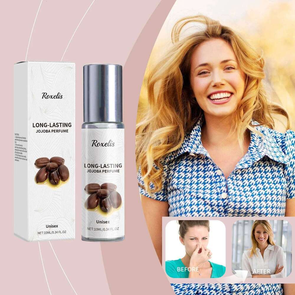 Roxelis Jojoba Seed Oil Rolling Ball Cologne Last Fresh Fragrance Elegant Natural Perfume H260130