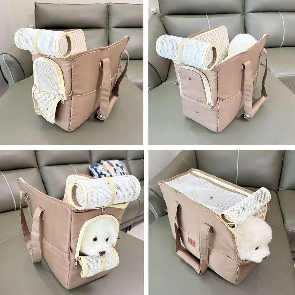 Comfortable Dog Crossbody Shoulder Outdoor Travel Portable Cat Puppy Sling Carrier Bag Pet Carrying Supplies - view 4
