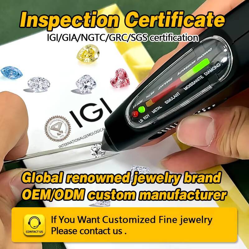 Design 18K 14K Solid Gold DEF Oval Moissanite Diamond Handmade Fine Jewelry Ring Factory Wedding Engagement Rings for Women