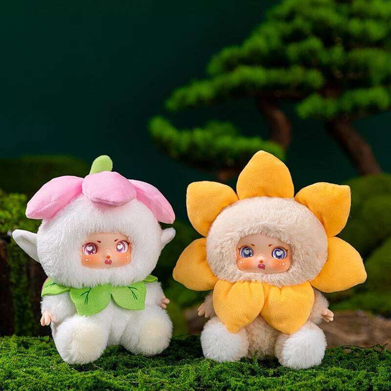 14cm Cute Party Vinyl Popular Stuffed Flower Baby Plush Toys Kids Creative Gifts Bag Pendant Y260128