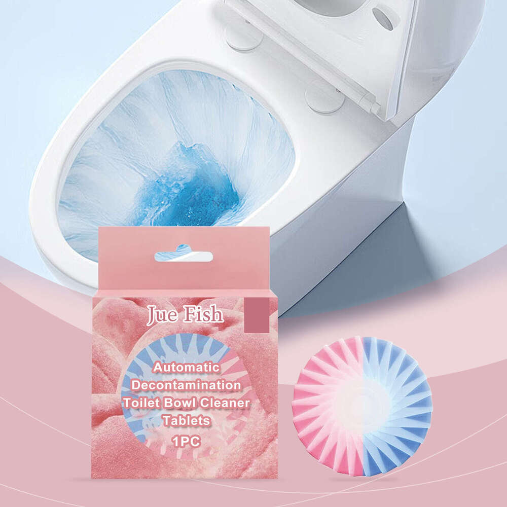 Jue-Fish Bathroom Toilet Urine Stains Dirt Odor Removal Fresh Scent Cleaning Block S260130