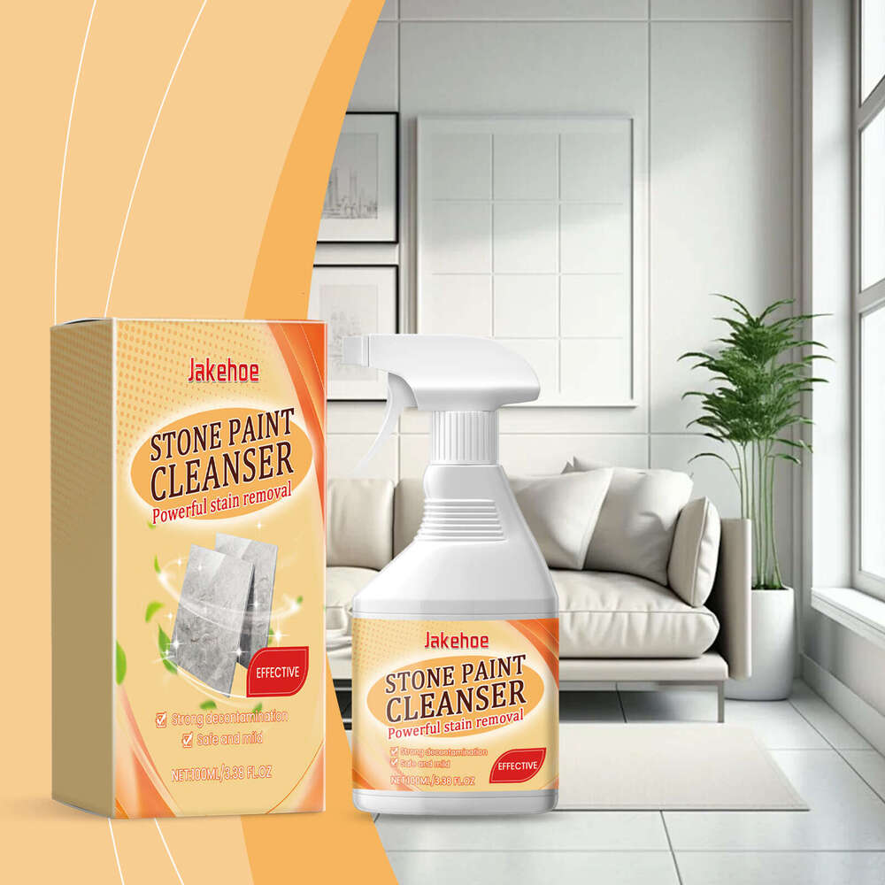 Jakehoe Real Stone Paint Home Living Room Bedroom Stain Removal Polishing Maintenance Renovation Cleaner S260130