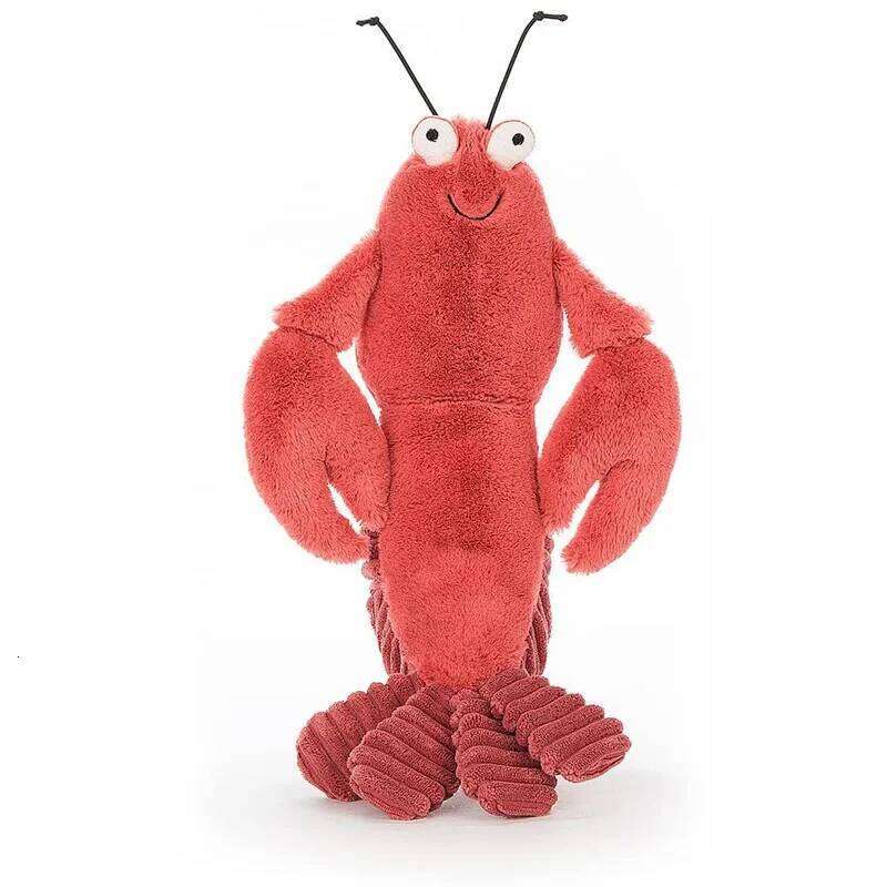 New Larry Soft Animals Shrimp Stuffed Dolls Cute Plush Lobster Toys for Baby Kids Children Funny Gift Y260128