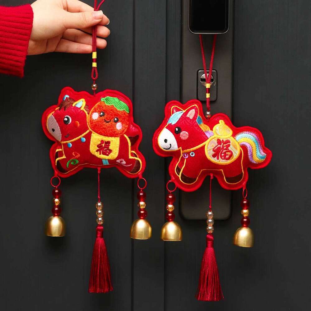 Bag Accessories 2026 Hanging Ornament Lunar New Decoration Horse Year Door Tassel Pendant Chinese Spring Festival Tet Tecoration