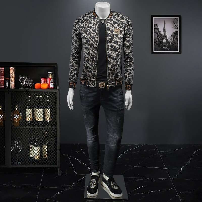 Autumn Winter New Trendy Casual Fashion Slim Fit Thin Youth Men's Jacket