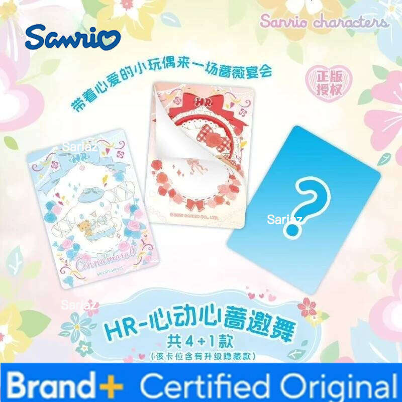 Sanrio Genuine Polaroid Heartbeat Wink Episode 5 Kawaii Cartoon Collection Small Cards Anime Peripheral Flash Card Gift H260130