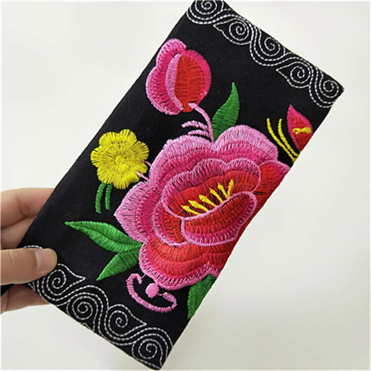 2026 New Ethnic Style Soft Wallet Women, Embroidered Phone Coin Purse, Handheld Clutch Bag For Women
