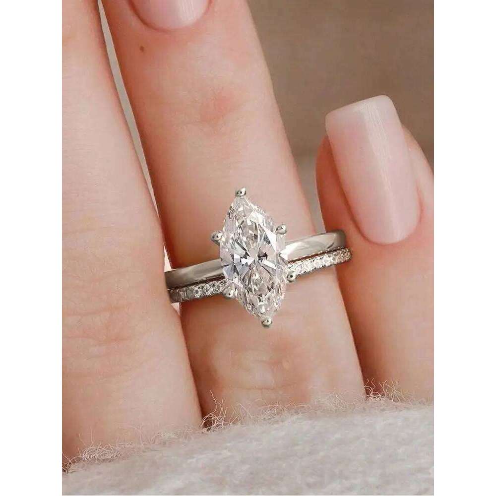925 Sterling Silver Classic Gorgeous Sparkling Zircon Ring For Women Engagement Wedding Luxury Fashion High Quality Fine Jewelry XJ260130