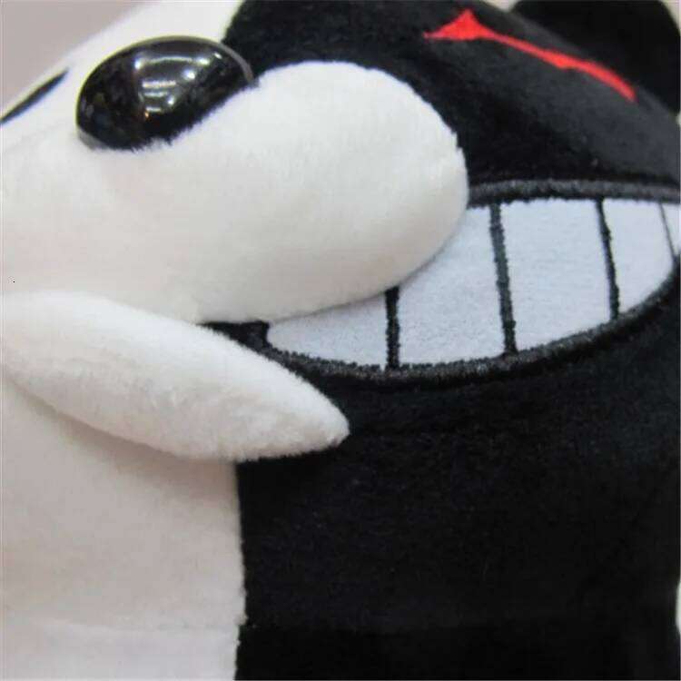 25cm Anime Dangan Ronpa Super Danganronpa 2 Monokuma Black&White Plush Toy Bear Soft Stuffed Animal Dolls Toys Y260128