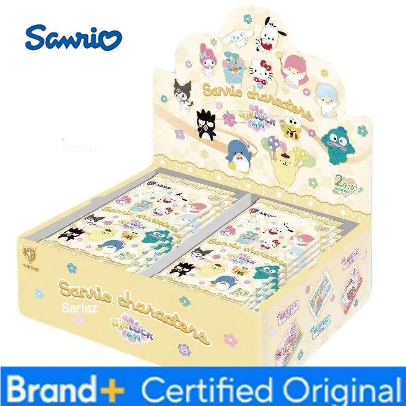 Sanrio KABAO Character Hello Kitty Cinnamoroll Kuromi Polaroid Collection Cards Blind Box Kawaii Card Toys Girl's Birthday Gift H260130