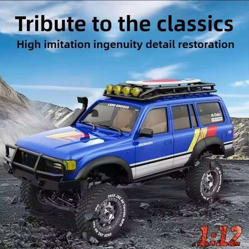 New LC80 RC 1/12 High and Low Speed Climbing Simulation Off-road Vehicle 2.4G Full Scale Remote Control Model Car Toy Gift Y260131