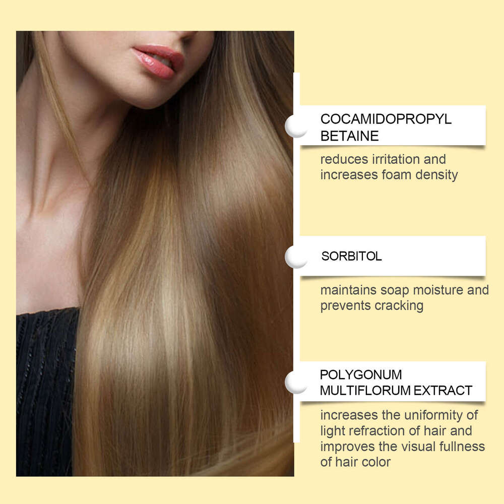 Hoegoa Shampoo Daily Scalp Cleansing Natural Shine Smooth Care Black Hair Soap S260131